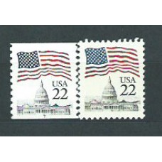 Estados Unidos - Correo 1985 Yvert 1577/7a ** Mnh Bandera