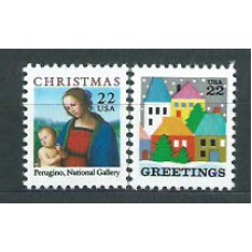 Estados Unidos - Correo 1986 Yvert 1693/4 ** Mnh Navidad