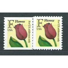 Estados Unidos - Correo 1991 Yvert 1928a/b ** Mnh Flores