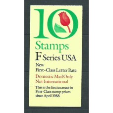 Estados Unidos - Correo 1991 Yvert 1928b(I) Carnet ** Mnh Flores