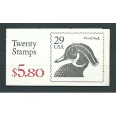 Estados Unidos - Correo 1991 Yvert 1936 Carnet ** Mnh Fauna. Aves