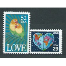Estados Unidos - Correo 1991 Yvert 1938/9 ** Mnh Mensaje de Amor