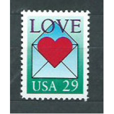 Estados Unidos - Correo 1992 Yvert 2007 ** Mnh Mensajes de Amor