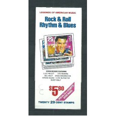 Estados Unidos - Correo 1993 Yvert 2161 Carnet ** Mnh Música. Elvis Presley