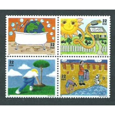 Estados Unidos - Correo 1995 Yvert 2328/31 ** Mnh Dia de la Tierra