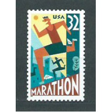 Estados Unidos - Correo 1996 Yvert 2485 ** Mnh Deportes. Maraton de Boston