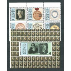 Marshall - Correo 1990 Yvert 287/92+H 10 ** Mnh