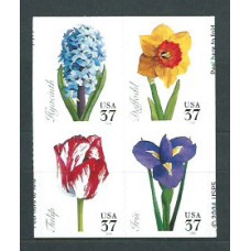 Estados Unidos - Correo 2005 Yvert 3639/42 ** Mnh Flores