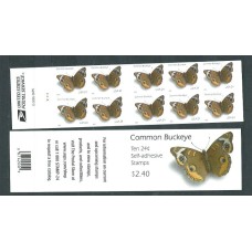 Estados Unidos Correo 2006 Yvert 3762a Carnet ** Mnh Fauna. Mariposas