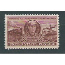 Estados Unidos - Correo 1950 Yvert 540 ** Mnh Trenes