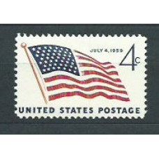 Estados Unidos - Correo 1959 Yvert 671 ** Mnh Bandera