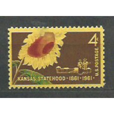 Estados Unidos - Correo 1961 Yvert 714 ** Mnh Flores