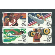 Estados Unidos - Aereo Yvert 95/8 ** Mnh Deportes