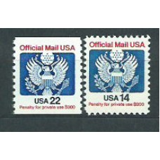 Estados Unidos - Servicio Yvert 107/8 ** Mnh