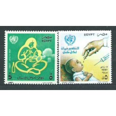 Egipto - Correo 1987 Yvert 1331/2 ** Mnh  Medicina