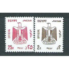 Egipto - Servicio Yvert 109/10 ** Mnh  Escudo