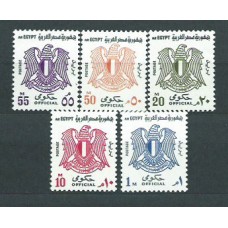 Egipto - Servicio Yvert 86/90 ** Mnh  Escudos