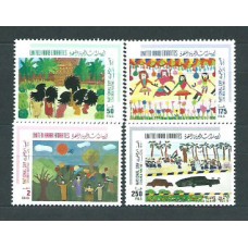 Emiratos Arabes - Correo 1995 Yvert 476/9 ** Mnh Dibujos infantiles