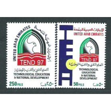 Emiratos Arabes - Correo 1997 Yvert 533/4 ** Mnh