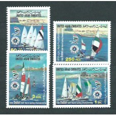 Emiratos Arabes - Correo 1998 Yvert 565/8 ** Mnh Barcos veleros