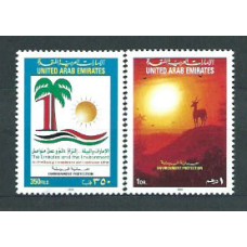 Emiratos Arabes - Correo 1998 Yvert 571/2 ** Mnh
