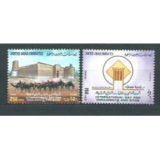 Emiratos Arabes - Correo 1999  Yvert 599/600 ** Mnh