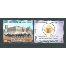 Emiratos Arabes - Correo 1999  Yvert 599/600 ** Mnh