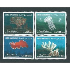 Emiratos Arabes - Correo 1999 Yvert 603/6 ** Mnh Fauna marina