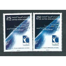 Emiratos Arabes - Correo 2003 Yvert 684/5 ** Mnh Telecomunicaciones