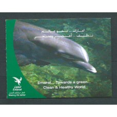Emiratos Arabes - Correo 2004 Yvert 743/6 Carnet ** Mnh Fauna marina