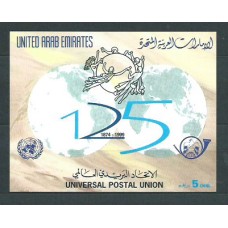 Emiratos Arabes - Hojas Yvert 18 ** Mnh UPU