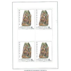 Eslovaquia - Correo 1995 Yvert 205/6 Minihoja ** Mnh Arte