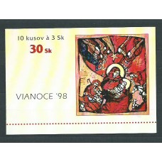 Eslovaquia - Correo 1998 Yvert 284 Carnet ** Mnh Navidad