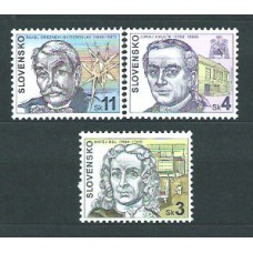 Eslovaquia - Correo 1999 Yvert 287/9 ** Mnh Personalidades