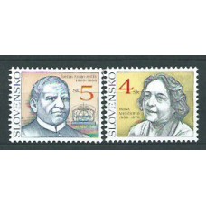 Eslovaquia - Correo 2000 Yvert 314/5 ** Mnh Personalidades