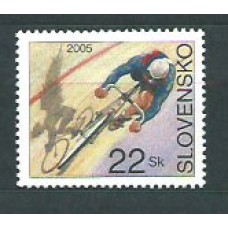 Eslovaquia - Correo 2005 Yvert 443 ** Mnh Deportes bicicleta