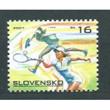 Eslovaquia - Correo 2007 Yvert 480 ** Mnh Deportes tenis