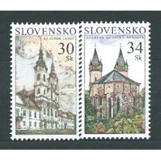 Eslovaquia - Correo 2007 Yvert 484/5 ** Mnh Monasterios