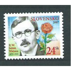 Eslovaquia - Correo 2007 Yvert 492 ** Mnh Robert W. Seton