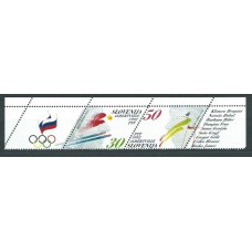 Eslovenia - Correo 1992 Yvert 6/7 ** Mnh Olimpiadas de Albertville