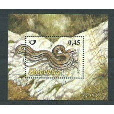 Eslovenia - Hojas Yvert 37 ** Mnh Fauna reptiles