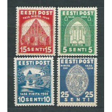 Estonia - Correo 1936 Yvert 146/9 (*) Mng