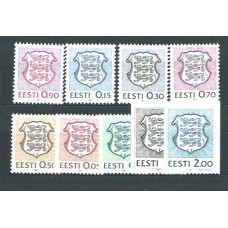 Estonia - Correo 1991 Yvert 179/87 ** Mnh Escudos