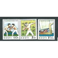 Estonia - Correo 1993 Yvert 221/3 ** Mnh Deportes
