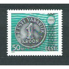 Estonia - Correo 1997 Yvert 297 ** Mnh Numismatica