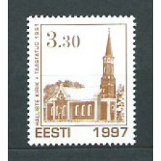 Estonia - Correo 1997 Yvert 303 ** Mnh Iglesia
