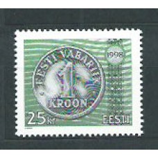Estonia - Correo 1998 Yvert 319 ** Mnh Numismatica