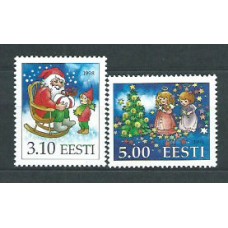 Estonia - Correo 1998 Yvert 327/28 ** Mnh Navidad
