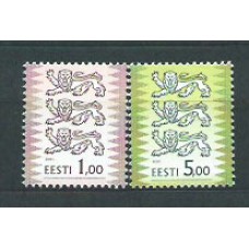 Estonia - Correo 2001 Yvert 398/9 ** Mnh Escudo