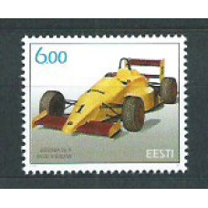 Estonia - Correo 2001 Yvert 404 ** Mnh Deportes Coches de Carreras